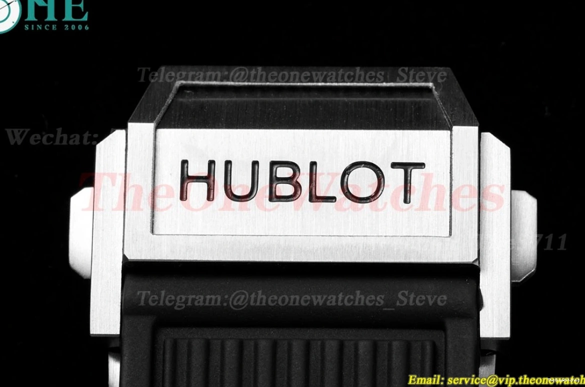 Diams Titanium Big Bang 44mm SS Diams Bezel BBF A1280 Rubber Unico 0421